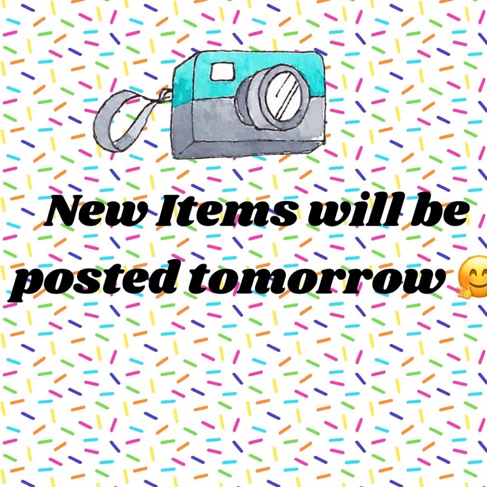 New item will be posted tomorrow on 3-31-2019 🤗